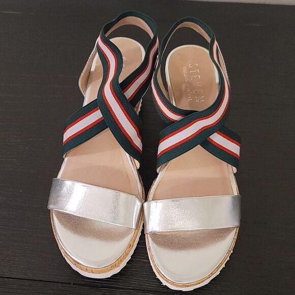 BRAND NEW STEVEN BY STEVE MADDEN WOMEN'S NC SARIA WEDGE SANDAL S2 - Picture 3 of 15